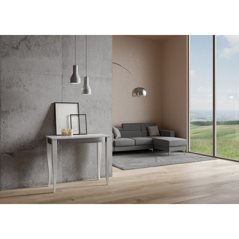 Consolle allungabile 90x40/300 cm Sciabola Iron telaio Grigio