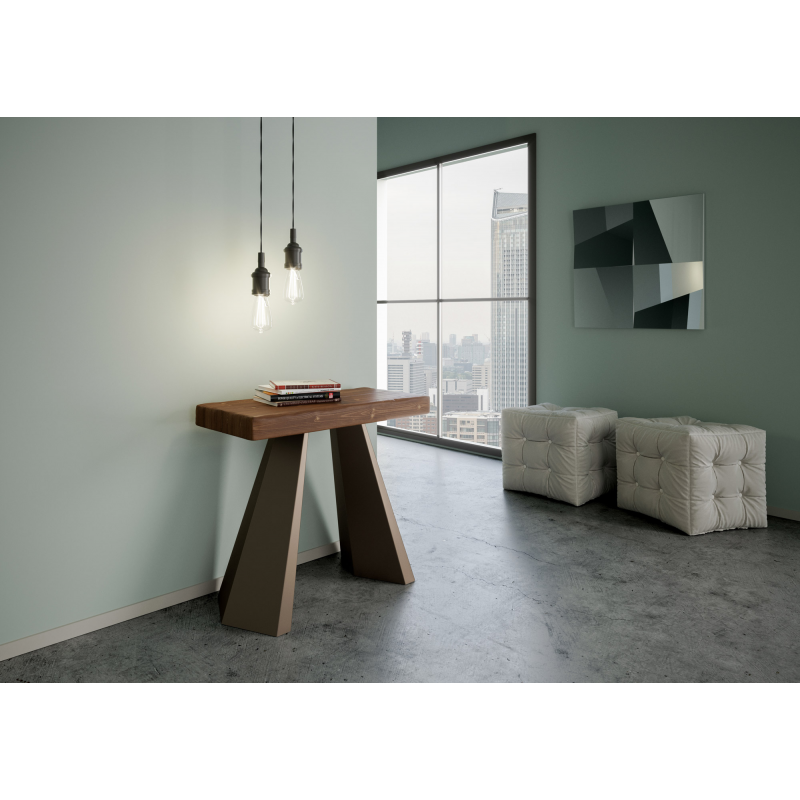 Consolle allungabile 90x40/290 cm Diamante telaio Orso