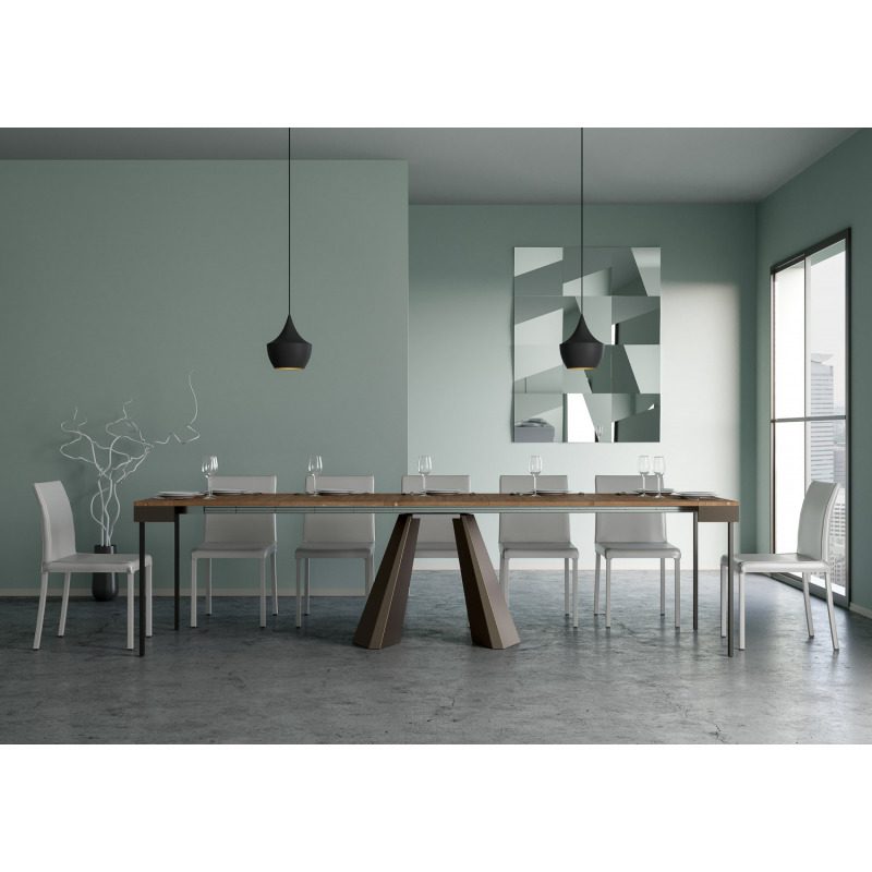 Consolle allungabile 90x40/290 cm Diamante Evolution telaio Orso