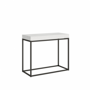 Consolle allungabile 90x40/196 cm Nordica Small telaio Antracite