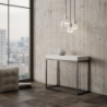Consolle allungabile 90x40/196 cm Nordica Small telaio Antracite