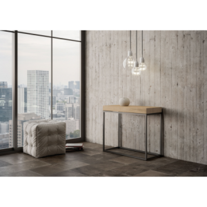 Zoom Consolle allungabile 90x40/300 cm Nordica telaio Antracite