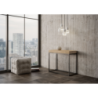 Consolle allungabile 90x40/300 cm Nordica telaio Antracite