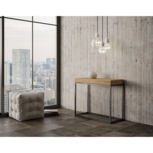 Zoom Consolle allungabile 90x40/300 cm Nordica Premium telaio Antracite