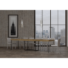 Consolle allungabile 90x40/300 cm Nordica Premium telaio Antracite