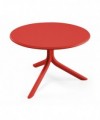 TAVOLINO SPRITZ MINI IN POLIPROPILENE ROSSO MADE IN ITALY