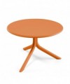 TAVOLINO SPRITZ MINI IN POLIPROPILENE ARANCIO MADE IN ITALY