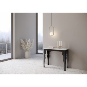 Zoom Consolle allungabile 90x40/196 cm Paxon Small Evolution telaio Antracite