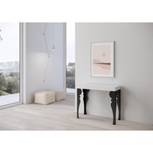 Zoom Consolle allungabile 90x40/300 cm Paxon Premium telaio Antracite