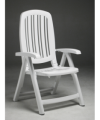 SET 2 POLTRONE PIEGHEVOLI SALINA IN POLIPROPILENE BIANCO MADE IN ITALY