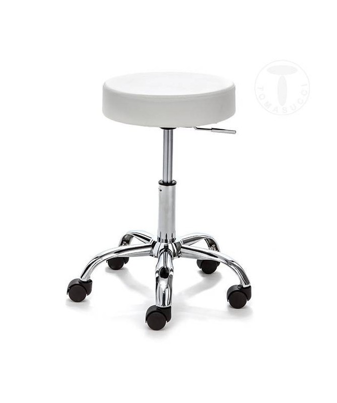 Sgabello per scrittoio Tizio - set da 2 bianco
