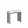 Consolle allungabile 90x40/196 cm Roxell Mix Small piano Bianco Frassino