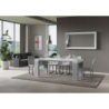 Consolle allungabile 90x40/196 cm Roxell Mix Small piano Bianco Frassino