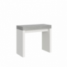 Consolle allungabile 90x40/196 cm Roxell Mix Small piano Bianco Frassino