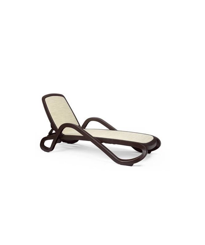 Lettino Alfa in polipropilene Made in Italy - set da 2 beige