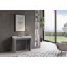 Consolle allungabile 90x40/300 cm Spimbo Mix piano Bianco Frassino