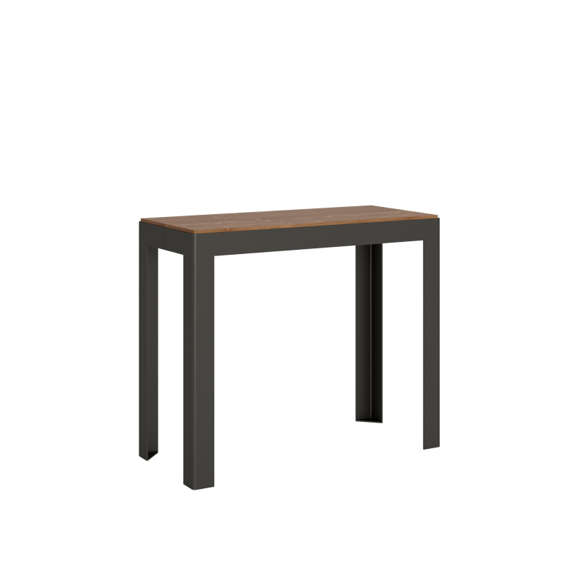 Consolle allungabile 90x40/190 cm Azalea Small Premium telaio Antracite