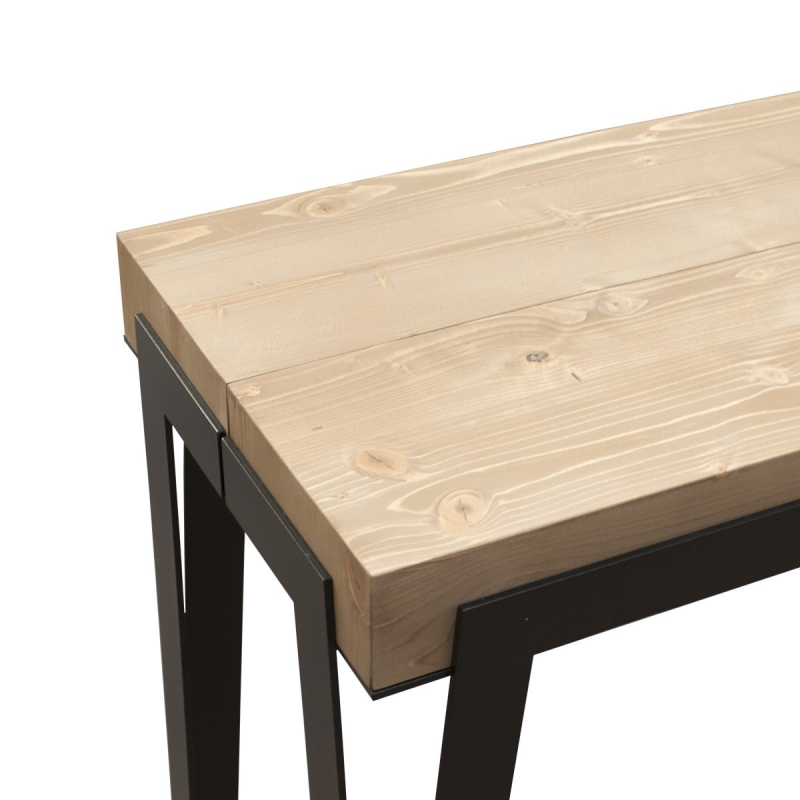 Consolle allungabile 90x40/290 cm Dalia telaio Antracite