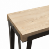 Consolle allungabile 90x40/290 cm Dalia telaio Antracite