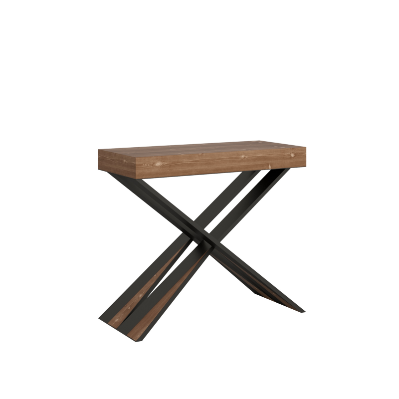 Consolle allungabile 90x40/190 cm Lilla Small telaio Antracite