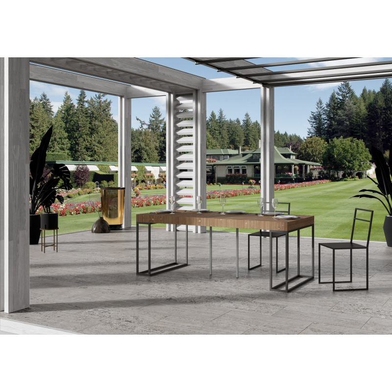 Consolle allungabile 90x40/190 cm Melissa Small Premium telaio Antracite