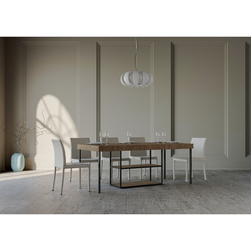 Consolle allungabile 90x40/190 cm Camelia Small Premium telaio Antracite