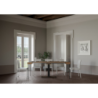 Consolle allungabile 90x40/290 cm Mimosa telaio Antracite