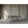 Consolle allungabile 90x40/290 cm Plano Premium telaio Antracite
