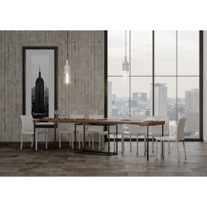 Zoom Consolle allungabile 90x40/290 cm Nordica telaio Antracite