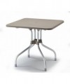 Tavolo Olimpo ribaltabile 80 x 80 in polipropilene e alluminio