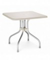 Tavolo Olimpo ribaltabile 80 x 80 in polipropilene e alluminio