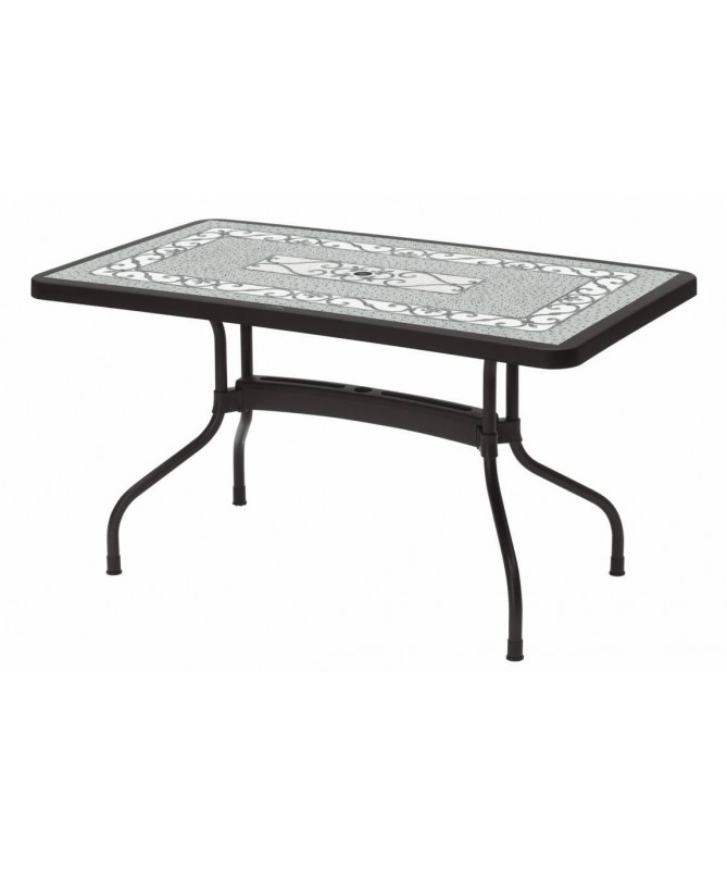 Tavolo Ribalto Top ribaltabile 140 x 80 in polipropilene e alluminio