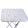 Set Tavolo metallo + 2 Sedie metallo rovigo pieghevole bianco cm 44x53h45/86