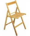 SET 4 SEDIE PIEGHEVOLI MILLEUSI IN LEGNO DI FAGGIO IN DIVERSI COLORI VALDOMO MADE IN ITALY