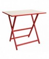 TAVOLO PAPILLON PIEGHEVOLE cm 60x80 NOBILITATO IN DIVERSI COLORI VALSECCHI MADE IN ITALY