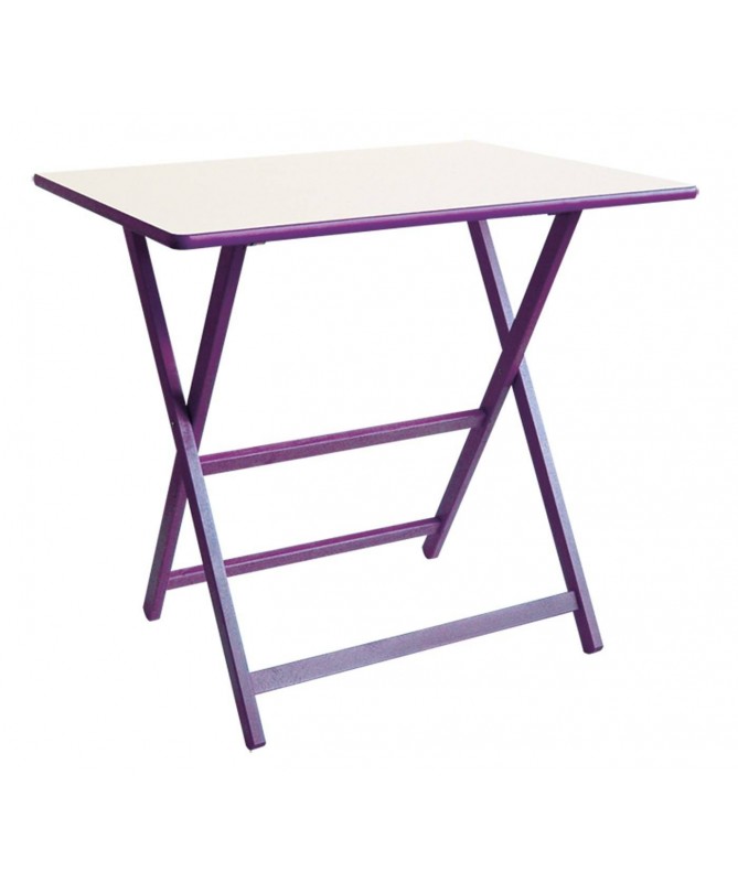 TAVOLO PAPILLON PIEGHEVOLE cm 60x80 NOBILITATO IN DIVERSI COLORI VALSECCHI MADE IN ITALY
