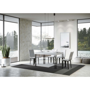Zoom Tavolo allungabile 90x140/244 cm Ghibli telaio Antracite