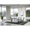 Tavolo allungabile 90x140/244 cm Ghibli telaio Antracite