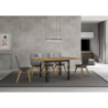 Tavolo apribile 90x90/180 cm Ghibli Libra telaio Antracite