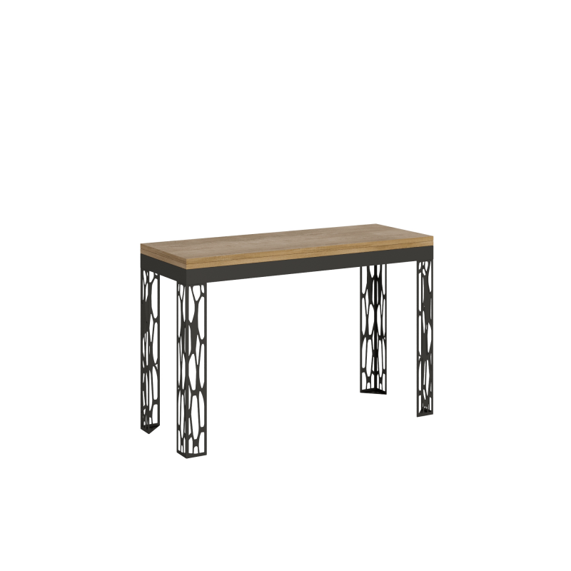 Tavolo apribile 120x45/90 cm Ghibli Double telaio Antracite
