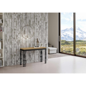 Zoom Tavolo apribile 120x45/90 cm Ghibli Double telaio Antracite