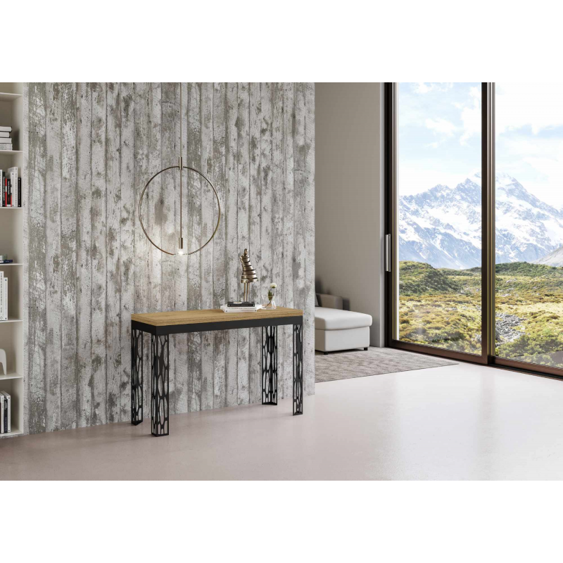 Tavolo apribile 120x45/90 cm Ghibli Double telaio Antracite
