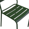 Set Tavolo metallo + 2 Sedie metallo Rovigo verde cm 50x54h42/87