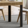 Tavolo allungabile 90x140/244 cm Linea telaio Antracite