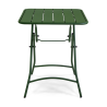 Set Tavolo metallo + 2 Sedie metallo Rovigo verde cm 50x54h42/87