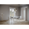 Tavolo allungabile 90x120/224 cm Olanda Iron telaio Grigio