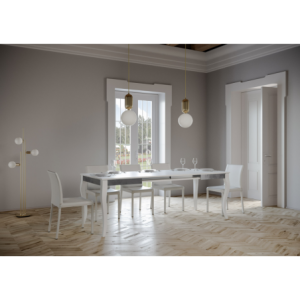 Zoom Tavolo allungabile 90x120/224 cm Olanda Iron telaio Grigio