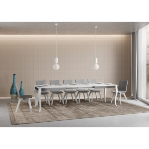 Zoom Tavolo allungabile 90x160/264 cm Olanda Iron telaio Grigio