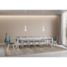 Tavolo allungabile 90x180/284 cm Olanda Iron telaio Grigio