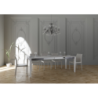 Tavolo allungabile 90x120/224 cm Impero Iron telaio Grigio